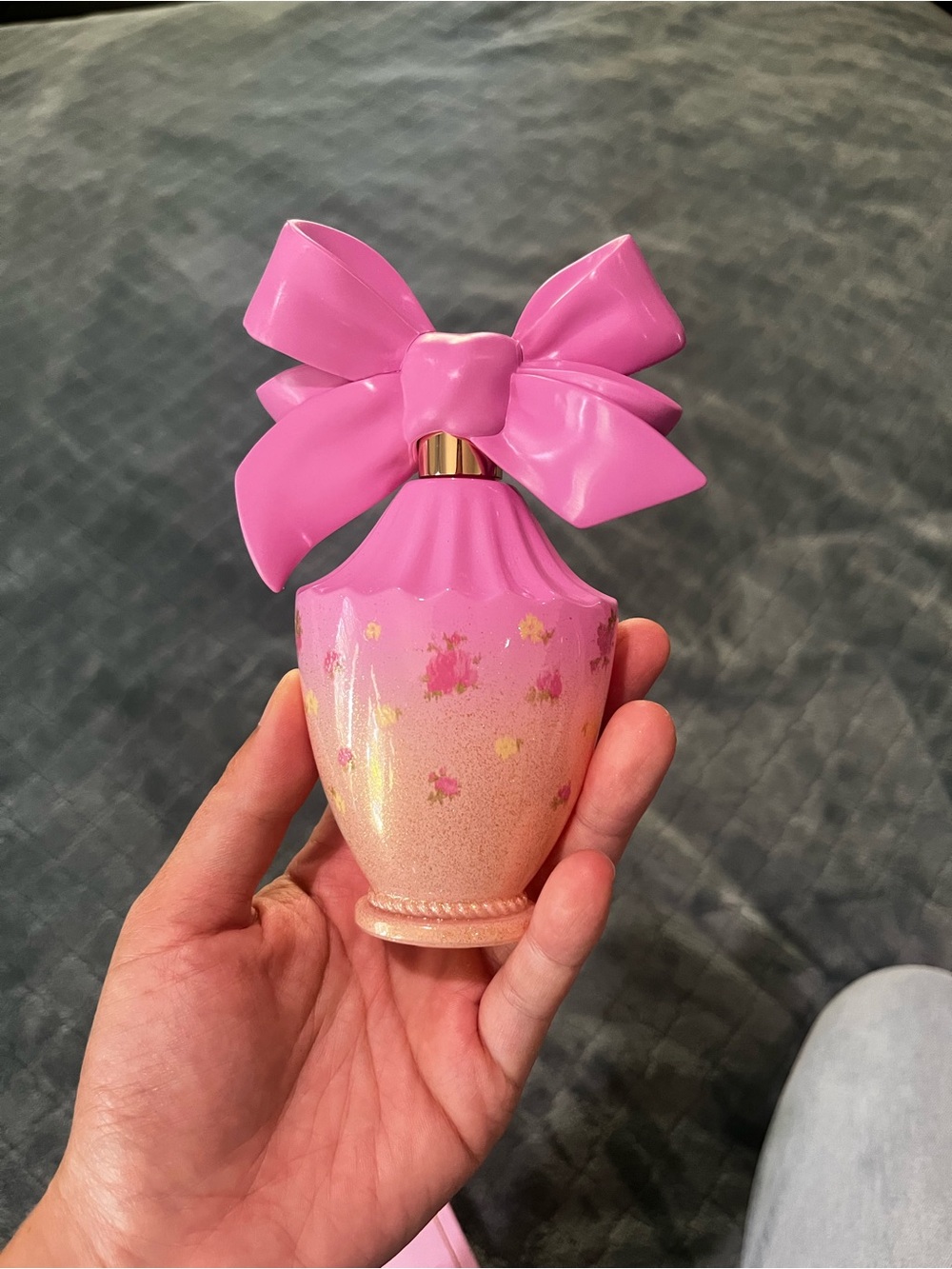LoveShackFancy‎ Pink Bow Decorative Moisturizer Bottle